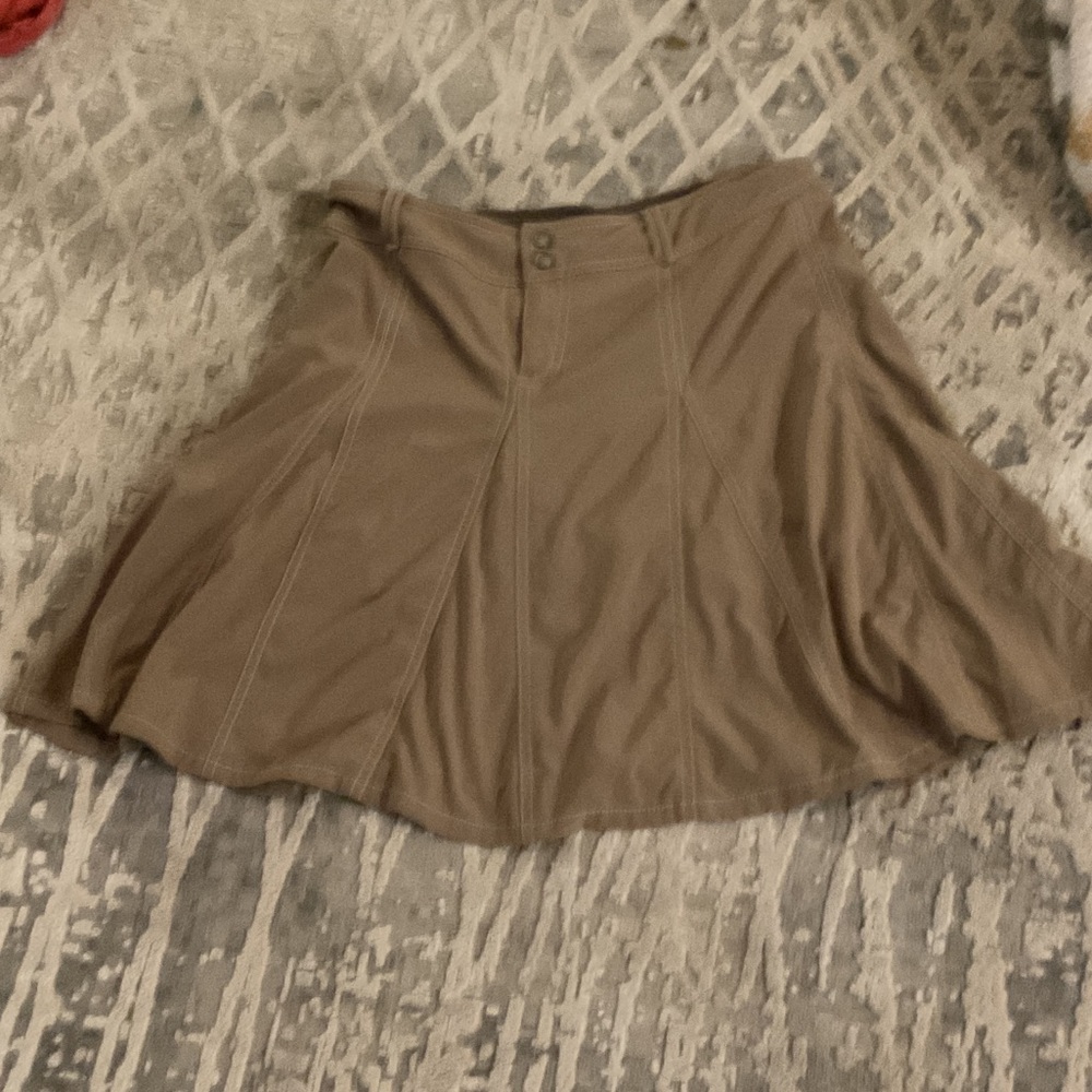 Athleta Tan Skater Skirt